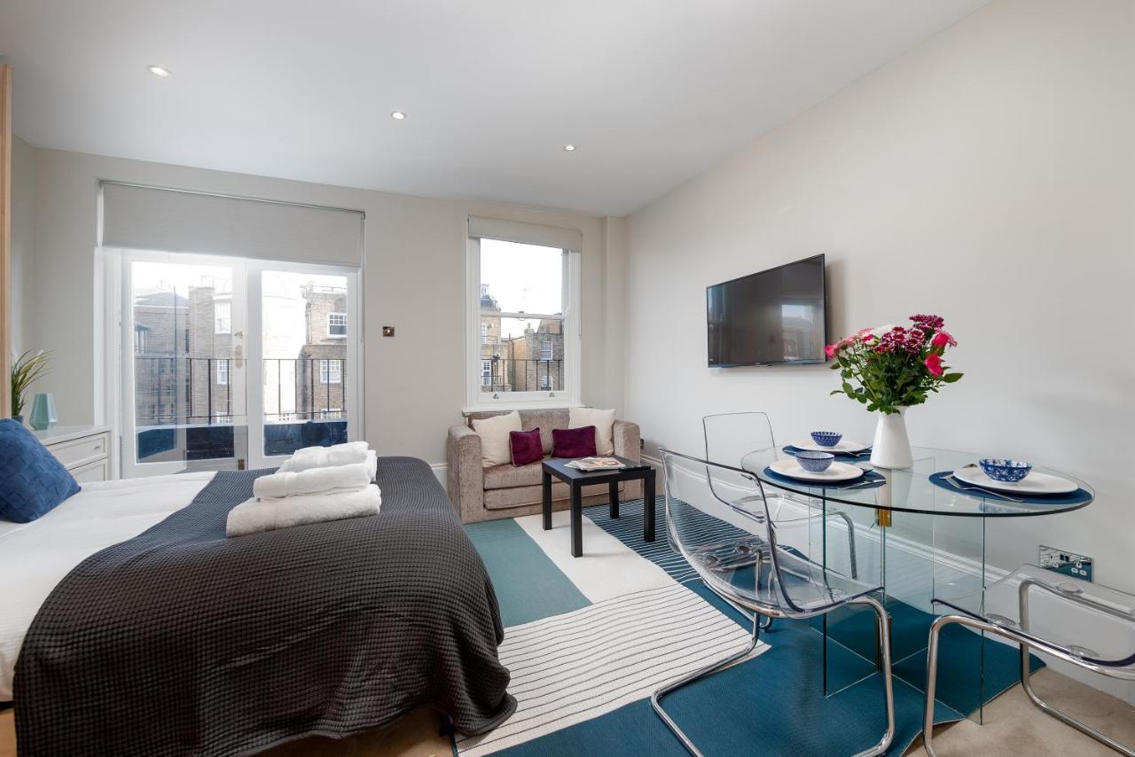Capital Sloane Street Studio With Balcony Londra Esterno foto